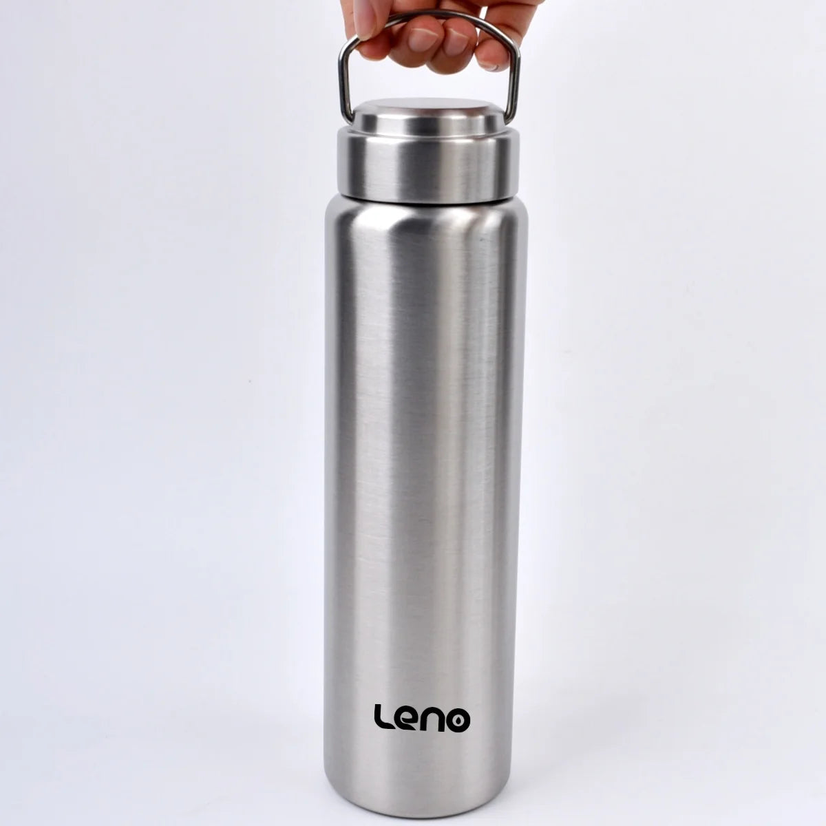 1pc Large Capacity Stainless Steel Sport Water Bottle Single-layer Rugged Water Cup Metal Bottle Drinkware Camping Sports Gym