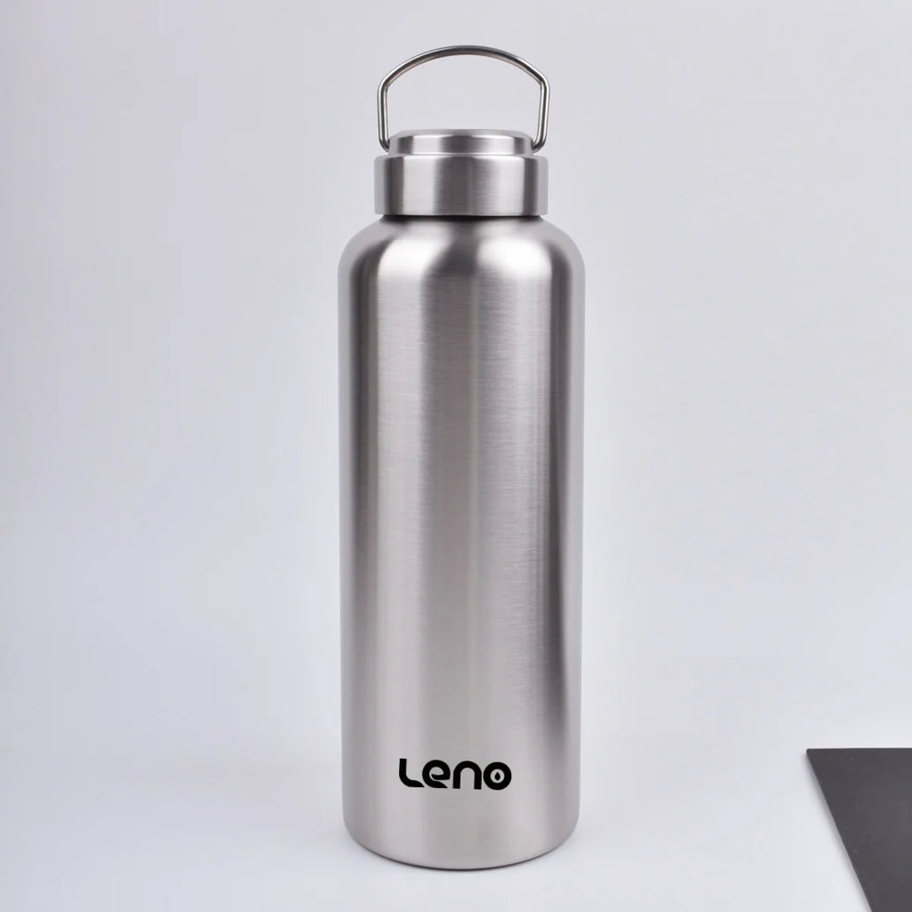1pc Large Capacity Stainless Steel Sport Water Bottle Single-layer Rugged Water Cup Metal Bottle Drinkware Camping Sports Gym