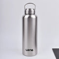 1pc Large Capacity Stainless Steel Sport Water Bottle Single-layer Rugged Water Cup Metal Bottle Drinkware Camping Sports Gym