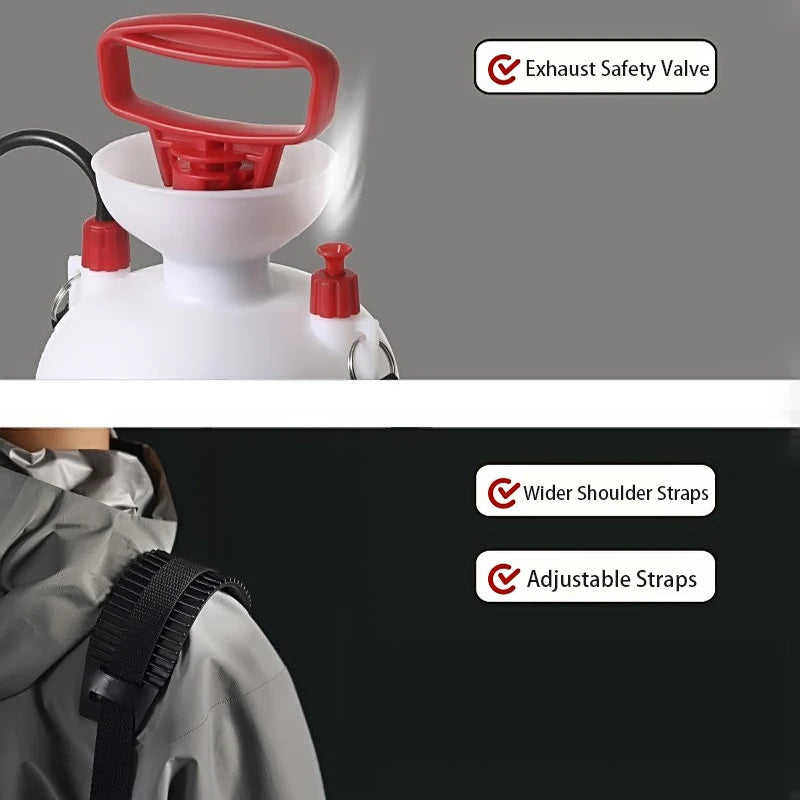 4/8L Portable Shower for Camping, Outdoor Shower with 3m Hose