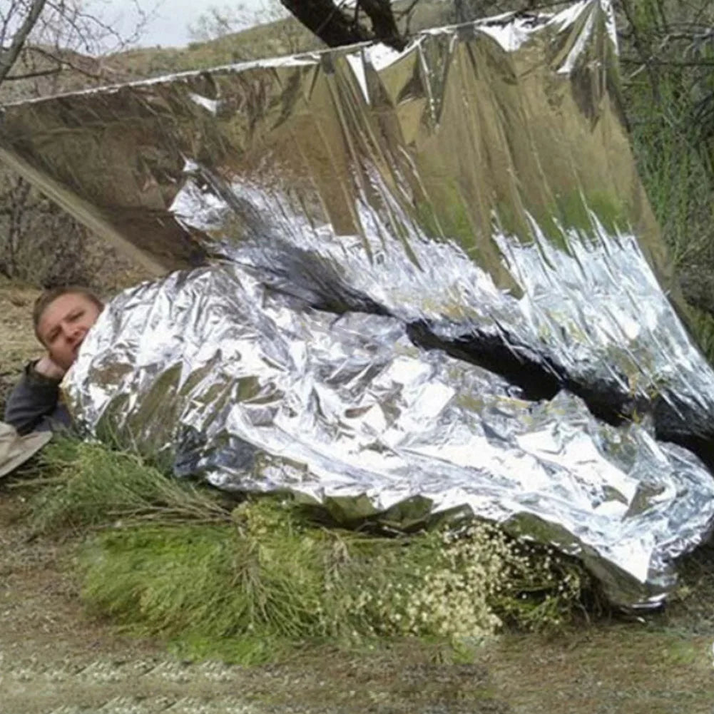 1-20pcs Emergency Mylar Thermal Foil Space Blanket