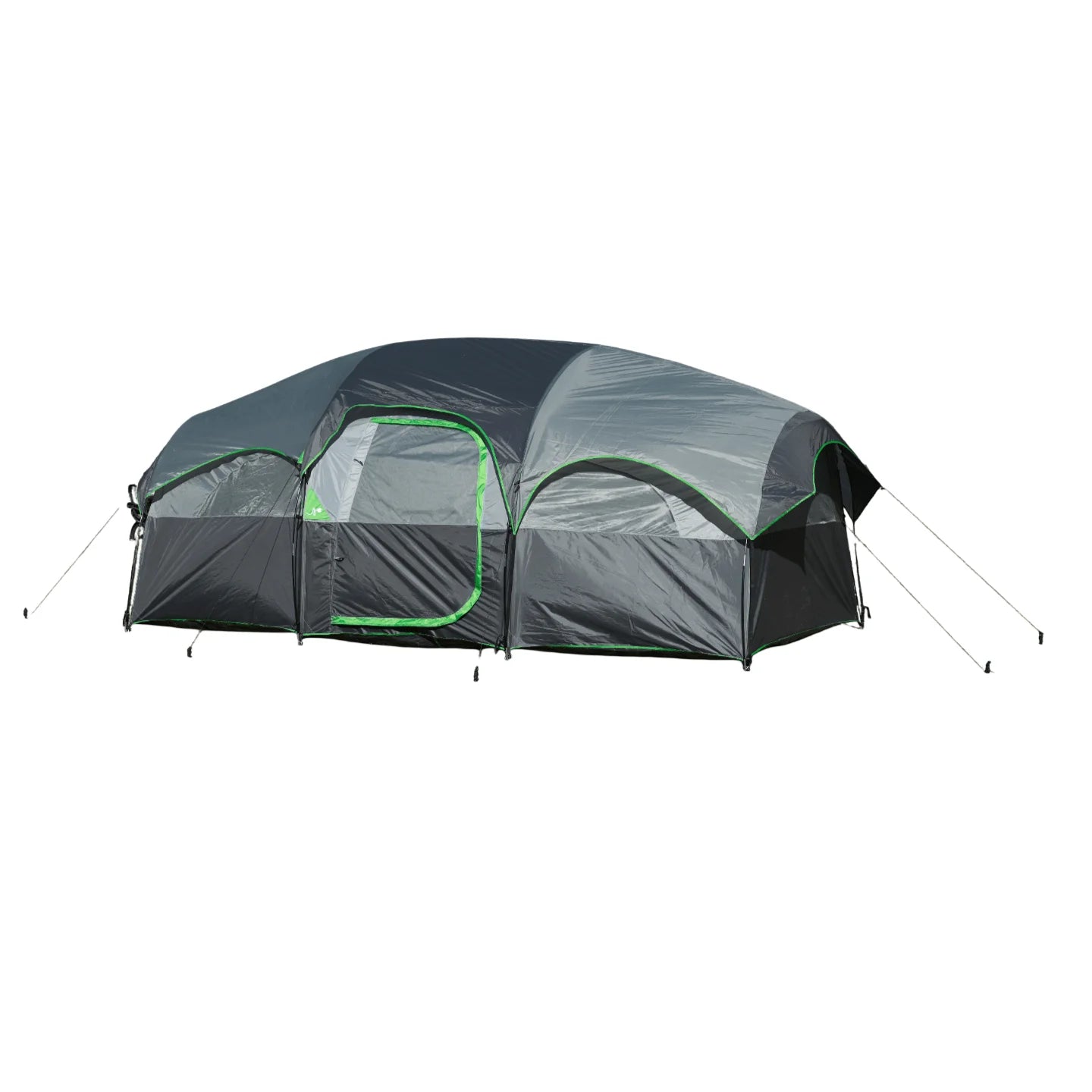 8-Person Family Camping Tent with Room Divider - Standing Height Cabin Tent with Mesh Roof, Easy Setup Large Tent for Car Camping, Outdoor Adventures