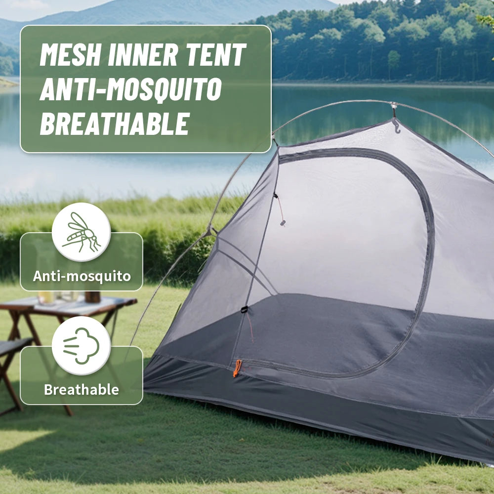 Naturehike 2026 New Camping Ultralight Portable Waterproof 1 Person Hiking Cycling Backpacking Shelter Tent