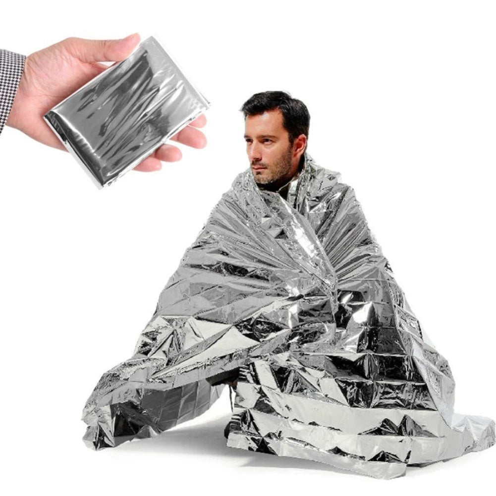 1-20pcs Emergency Mylar Thermal Foil Space Blanket