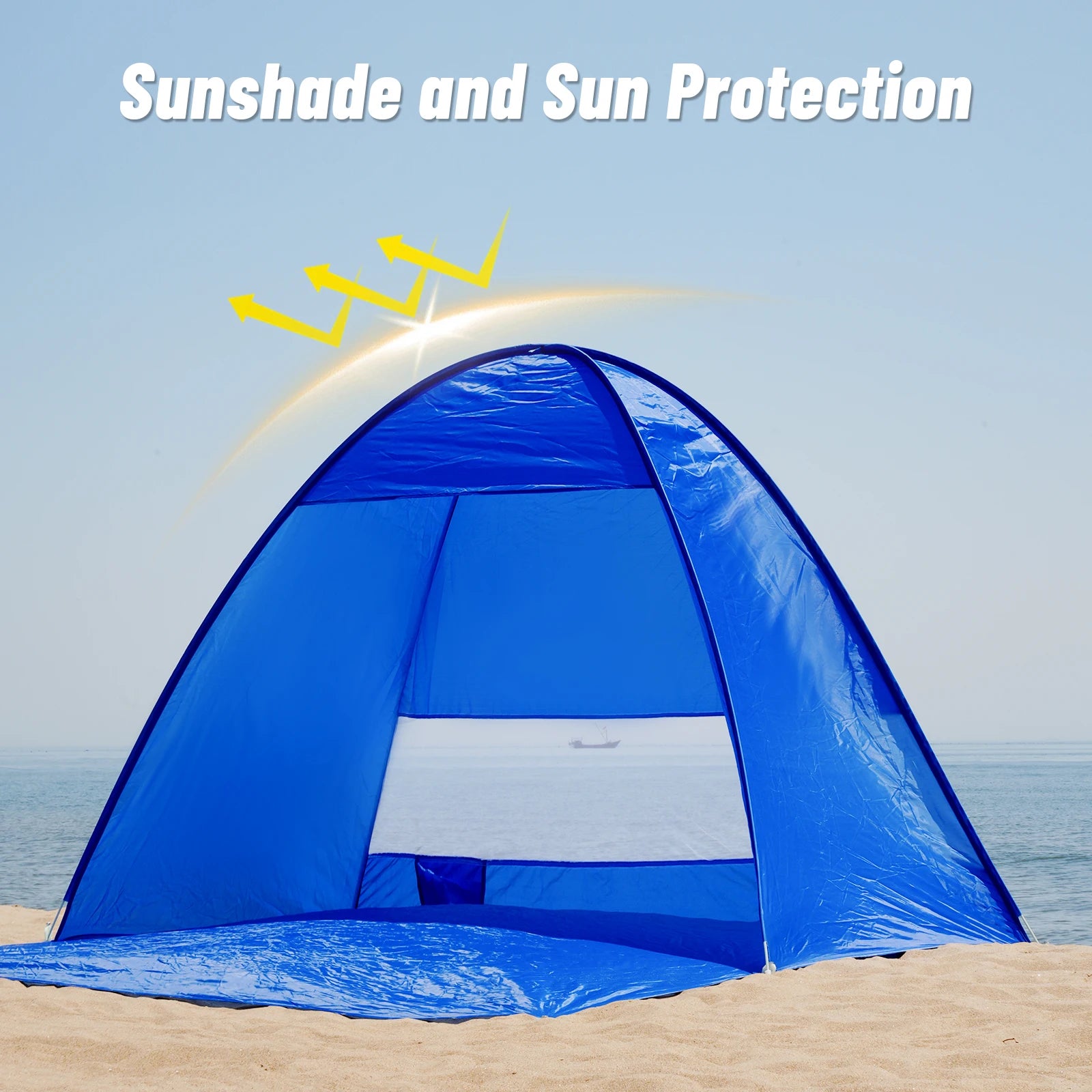 Pop-up beach with handbag - compact folding design, suitable for outdoor camping, picnicking, and travel