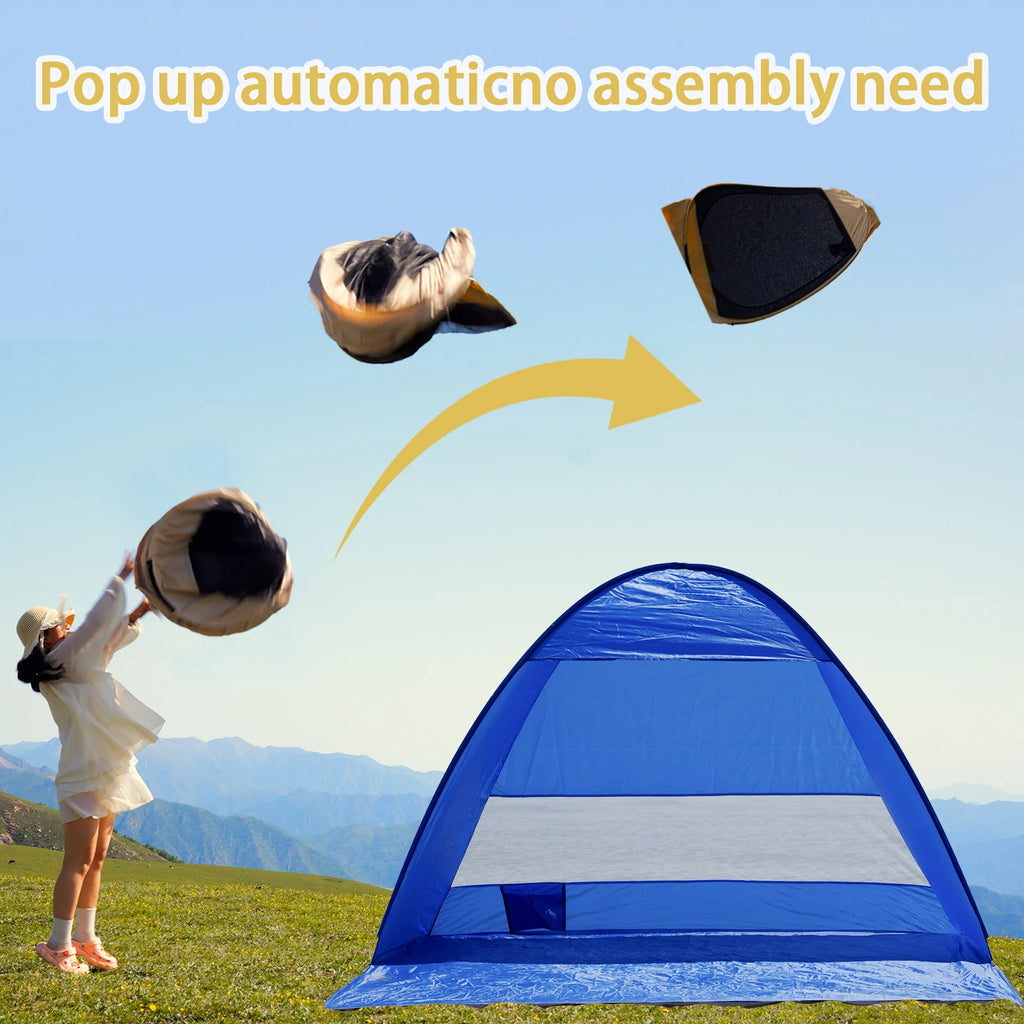 Pop-up beach with handbag - compact folding design, suitable for outdoor camping, picnicking, and travel