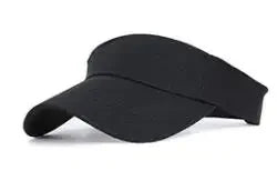Summer Sun Protection Peaked Cap Unisex Solid Color Sun Caps Outdoor Sports Casual Sun Hat Tennis Hat Baseball Cap Golf Visor