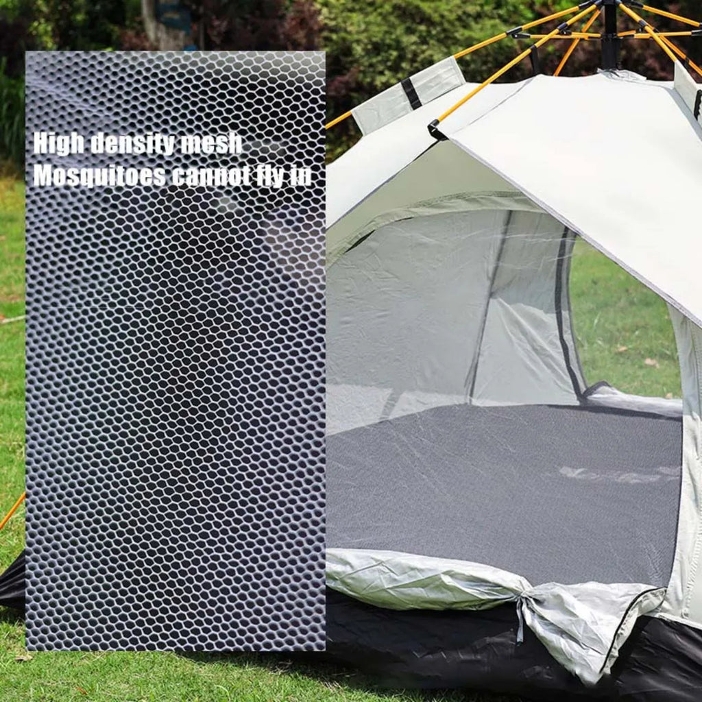 Small Silver Compact Auto-Tent - Quick 60-Second Setup & Portable