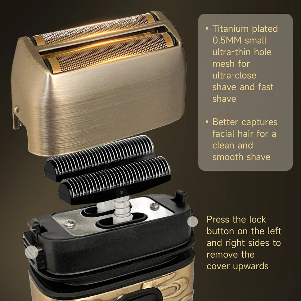 Foil Shavers for Men with Head Shaving, Beard Trimmer, Mustache Grooming Kit, Bald Head Shavers  and  and Haircutting