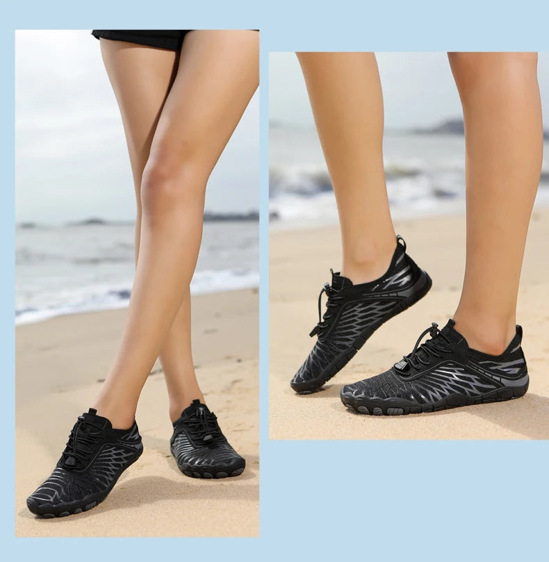 Couple Summer Beach Anti-Slip New Quick-Dry Swimming Wading Breathable Aqua Shoes