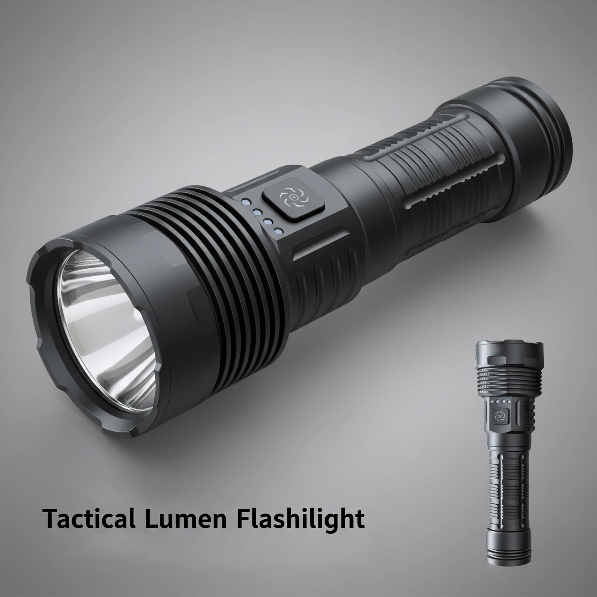 5000LM High Lumens Tactical Flashlight, 12H Runtime, Rechargeable, Battery Indicator for Camping, Emergency