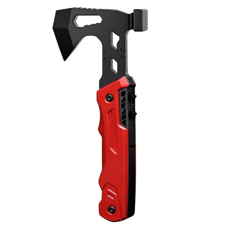 Outdoor Multifunctional Tool Axe Hammer Folding  Survival Hammer Head Wrench