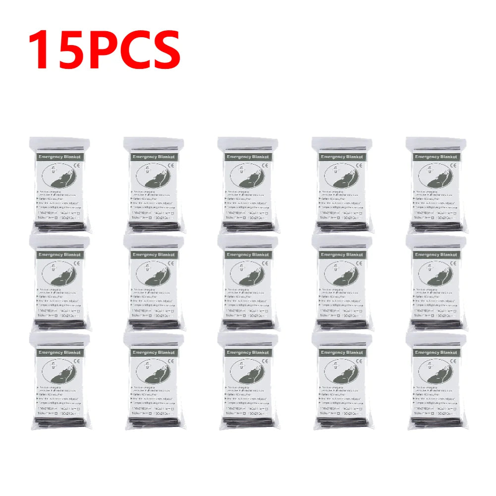 1-20pcs Emergency Mylar Thermal Foil Space Blanket