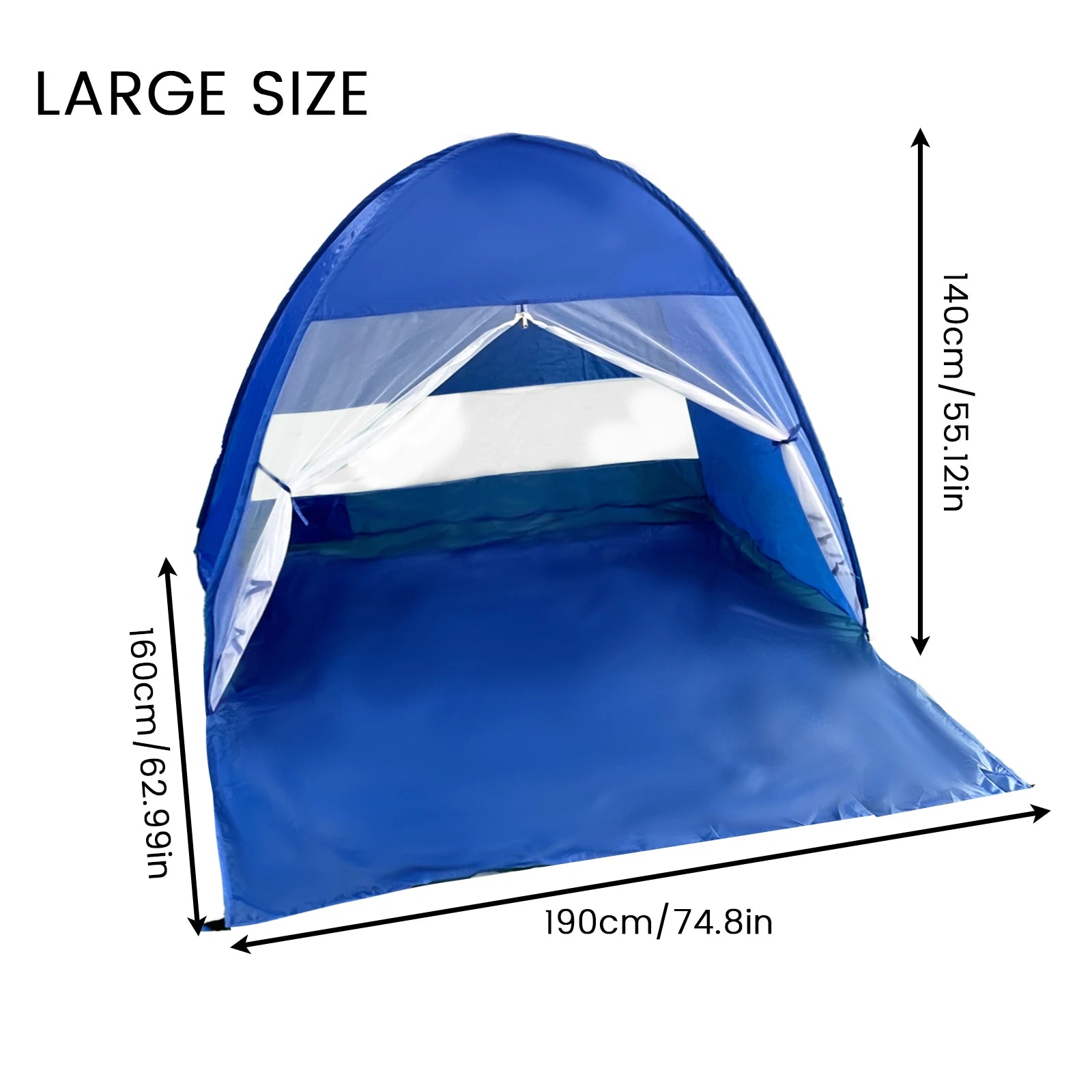 Pop-up beach with handbag - compact folding design, suitable for outdoor camping, picnicking, and travel