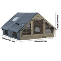 Large Inflatable Camping Tent with Skylight, Quick Air-Flow & Breathable Mesh Design, Summer Glamping Tents