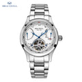 2025 Seagull Men's Automatic Mechanical Watch Multifunction Dial Calendar Sapphire Steel Band Men's Wristwatch M163S