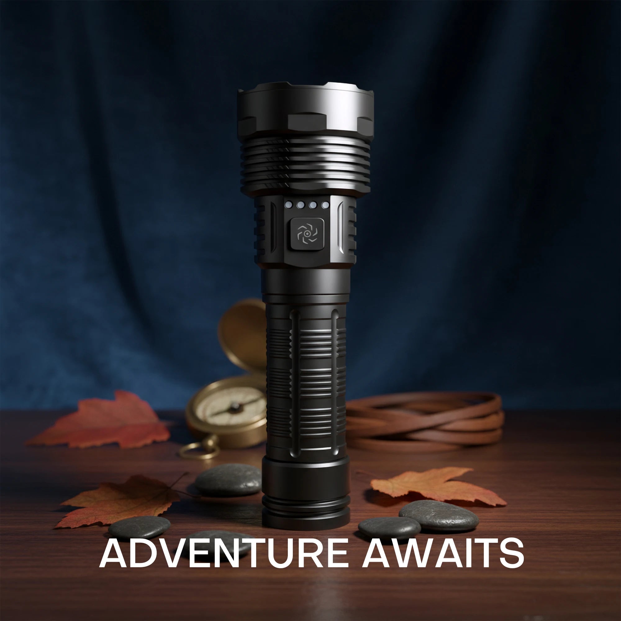 5000LM High Lumens Tactical Flashlight, 12H Runtime, Rechargeable, Battery Indicator for Camping, Emergency