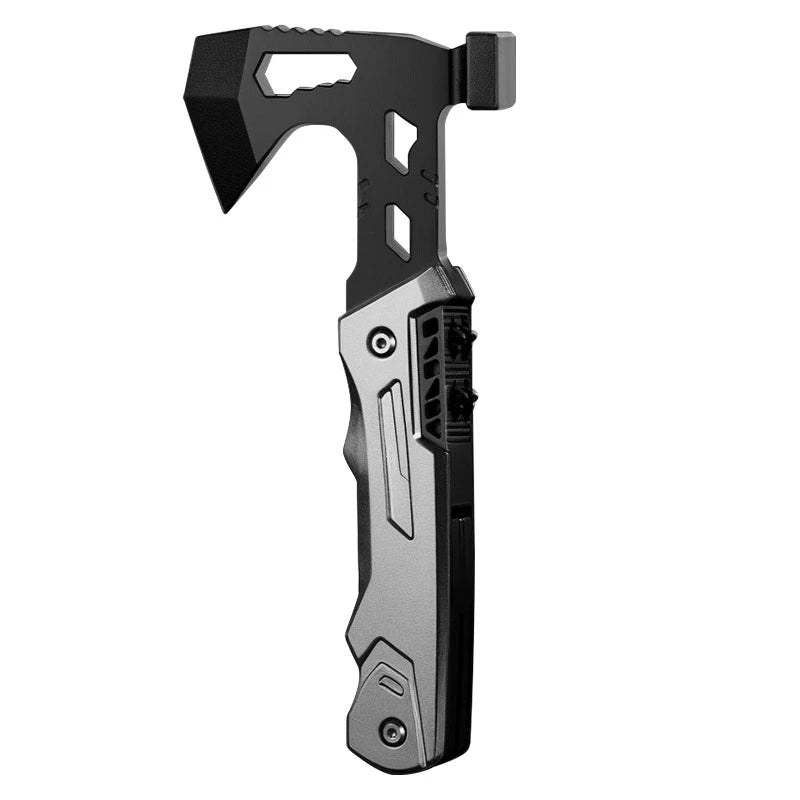 Outdoor Multifunctional Tool Axe Hammer Folding  Survival Hammer Head Wrench