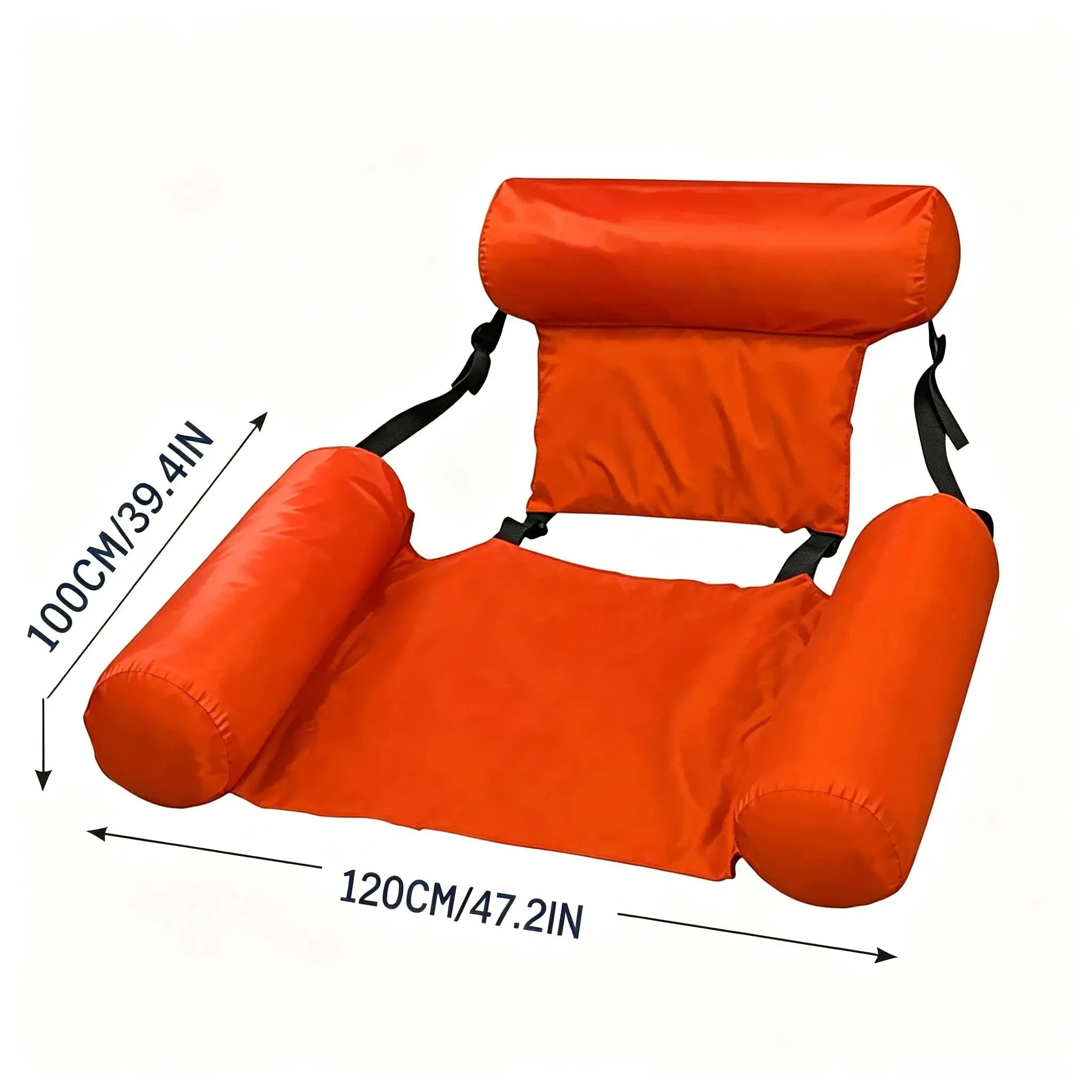 Portable Adult Lounger Inflatable Floating Mattress for Pool, Beach, Swimming Durable Comfortable Float