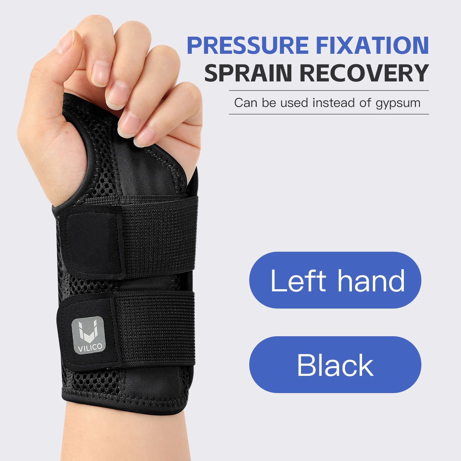 Wrist Brace for Carpal Tunnel Support with Splints Hand Support for Arthritis Tendonitis Sprain Injuries Wrist Pain 1PC Left /Right available