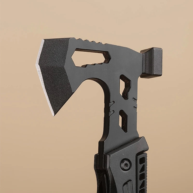 Outdoor Multifunctional Tool Axe Hammer Folding  Survival Hammer Head Wrench