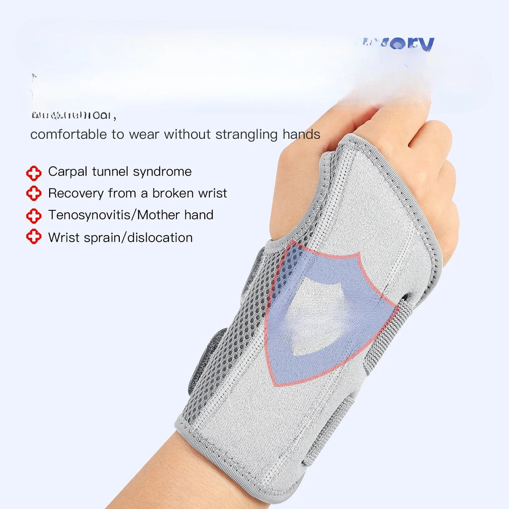 Wrist Brace for Carpal Tunnel Support with Splints Hand Support for Arthritis Tendonitis Sprain Injuries Wrist Pain 1PC Left /Right available