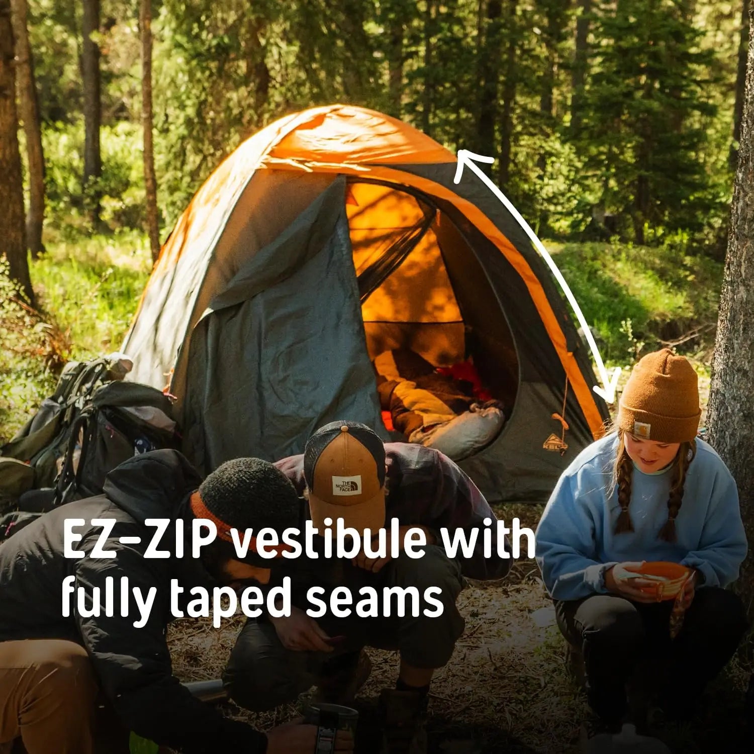 Kelty Grand Mesa 2P Backpacking Tent – 3 Season Camping, Freestanding Shelter with Aluminum Poles