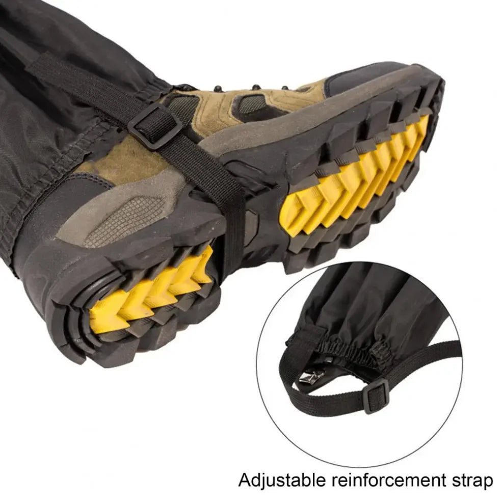 Hiking, Waterproof Adjustable Leg Gaiters for Outdoor Activities Climbing Skiing Hunting Men Women Snow Boot