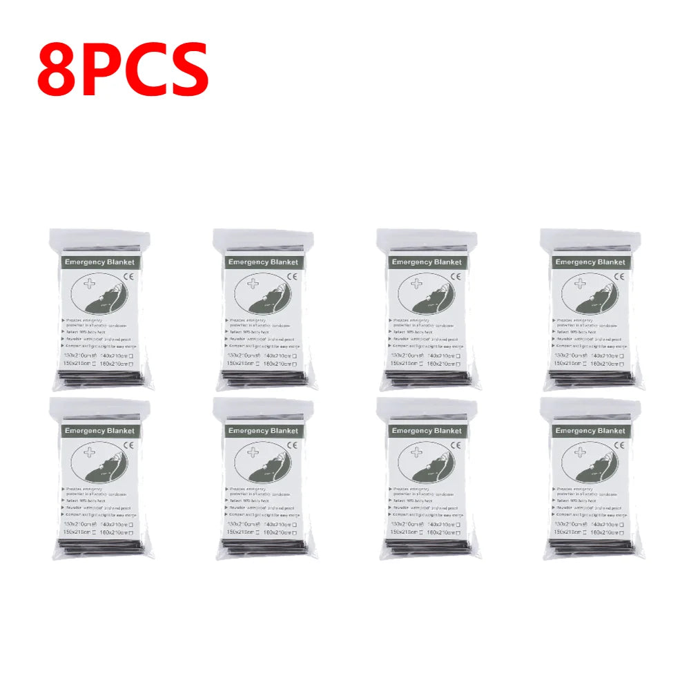 1-20pcs Emergency Mylar Thermal Foil Space Blanket