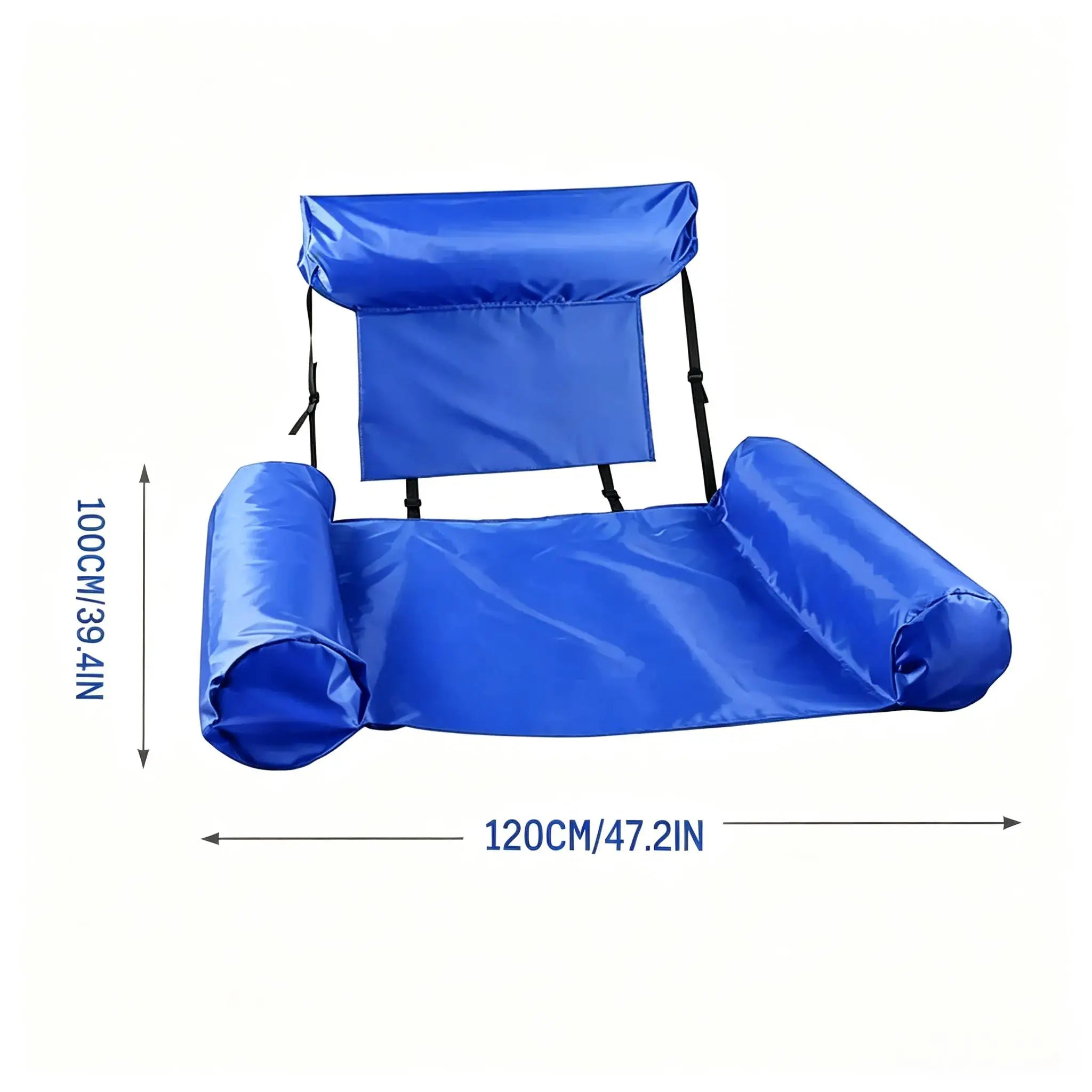 Portable Adult Lounger Inflatable Floating Mattress for Pool, Beach, Swimming Durable Comfortable Float